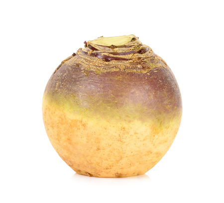 Swede isolated on the white background .の写真素材