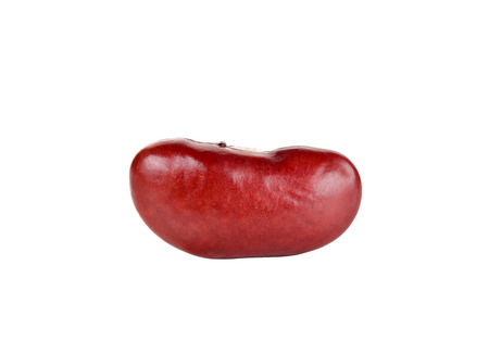 red bean isolated on the white background.の写真素材