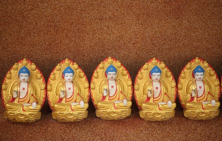 chinese budha decorate on the cielingの写真素材