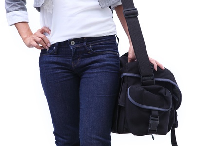 voyager and a bag