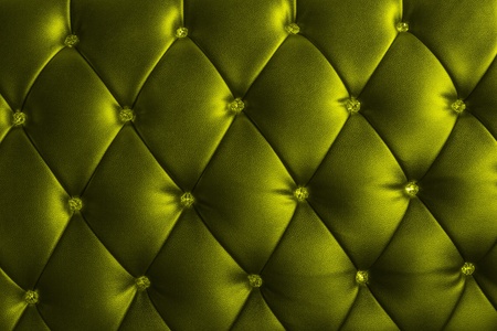 pattern of metalic green leather with crystal decoratedの写真素材