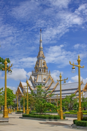 wat sothorn chacherngsao thailand  important temple and one of landmark の写真素材