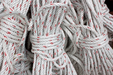 nylon rope fasten の写真素材