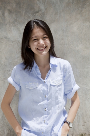 face of asian woman の写真素材
