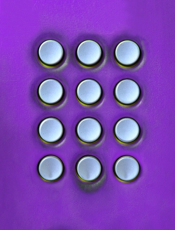key board of number press button on public telephone free space for use as multipurpose on colorful...