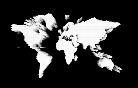 world map use for multipurposeの写真素材