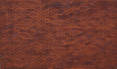 big brick wall  red tone use for multipurposeの写真素材