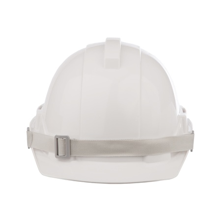 front view of safety helmet cap isolated whitefront view of safety helmet cap isolated whiteの写真素材