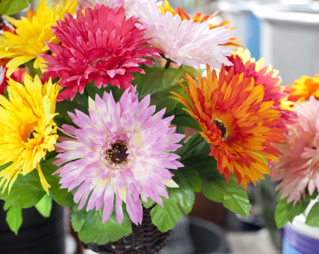 flowers bouquet arrange for decoration in home and for multipurposeの写真素材