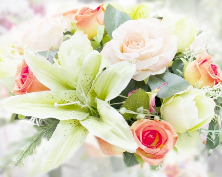 flower bouquet for home decoratedの写真素材