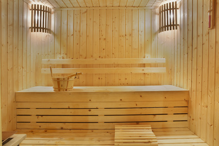 sauna roomの写真素材