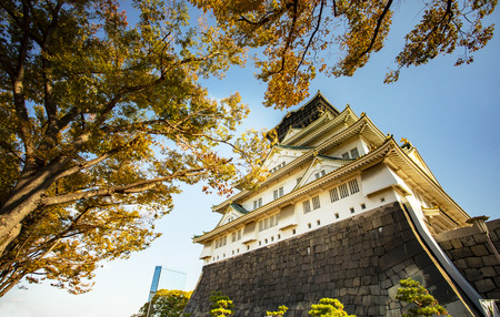 other scene of osaka castle one of most popular traveling destination in osaka japanのeditorial素材