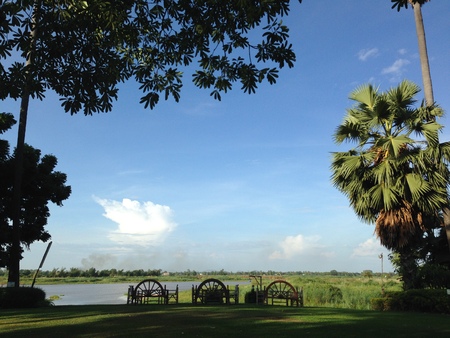 Relaxing day in Uthaithaniの写真素材