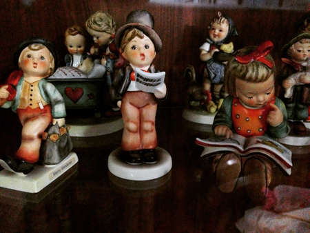 porcelain artwork by Berta Hummelの写真素材