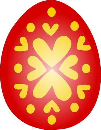 Colorful Easter egg for backgroundの写真素材