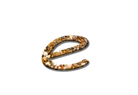 alphabet on the white backgroundの写真素材