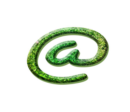 alphabet on the white backgroundの写真素材