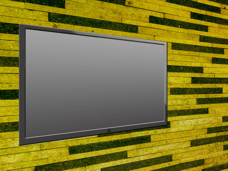 TV,television and wall