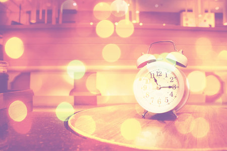 Alarm clock - Vintage effect background