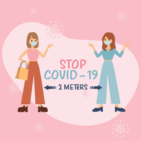 Stop coronavirus. COVID-19. People wearing mask. People in medical protective mask.Quarantine Novel coronavirus (2019-nCoV)の写真素材