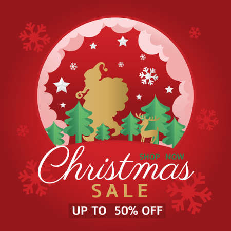 THIS WEEKEND DAY CHRISTMAS SALE UP TO 50.のイラスト素材