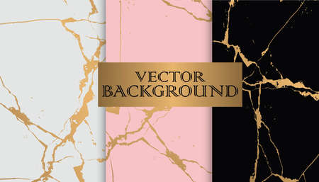 Vector marble texture design. Abstract background luxury, elegant, colorful gold. Geometric, illustration.のイラスト素材