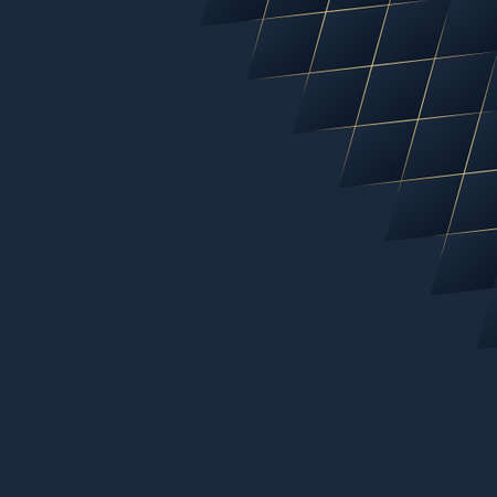 indigo blue and gold abstract perspective geometric texture  backgroundのイラスト素材
