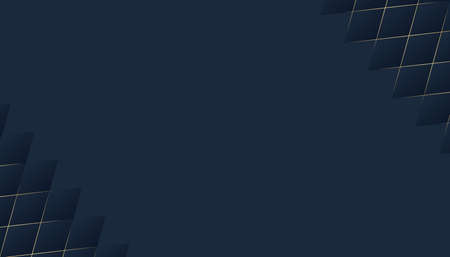 indigo blue and gold abstract perspective geometric texture  backgroundのイラスト素材