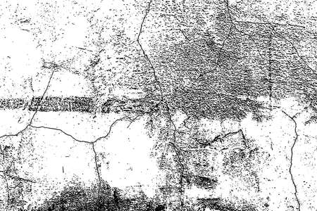 Distressed halftone grunge black and white vector textureのイラスト素材