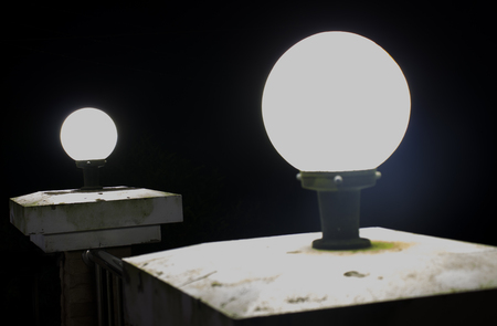 lamp at night .の写真素材