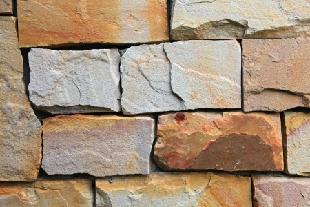 Stone wall textureの写真素材