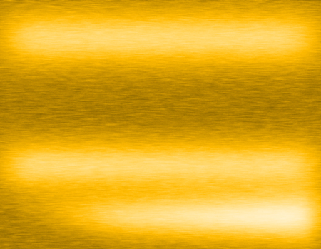 Gold metal brushed background or texture of brushed steel plate with reflections Iron plate and shinyの写真素材
