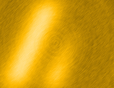 Gold metal brushed background or texture of brushed steel plate with reflections Iron plate and shinyの写真素材