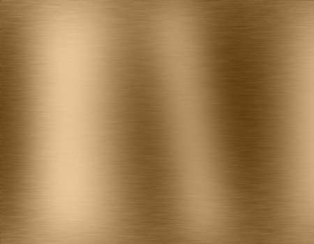Gold metal brushed background or texture of brushed steel plate with reflections Iron plate and shinyの写真素材