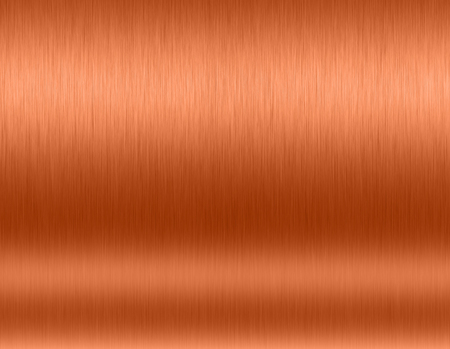 Copper bronze metal background or texture of brushed steel plate with reflections Iron plate and shinyの写真素材