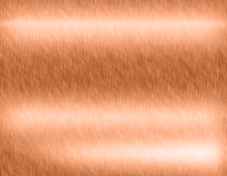 Copper bronze metal background or texture of brushed steel plate with reflections Iron plate and shinyの写真素材