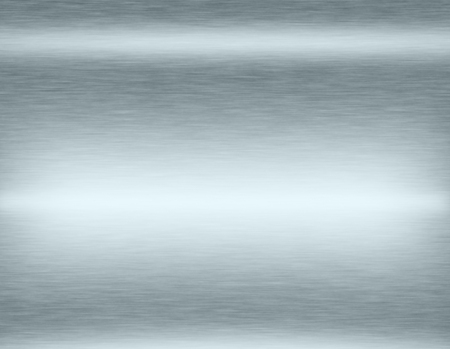 Stainless steel metal brushed background or texture of brushed steel plate with reflections Iron...