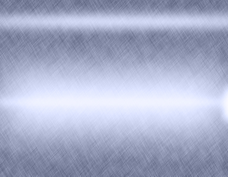 Stainless steel metal brushed background or texture of brushed steel plate with reflections Iron plate and shinyの写真素材