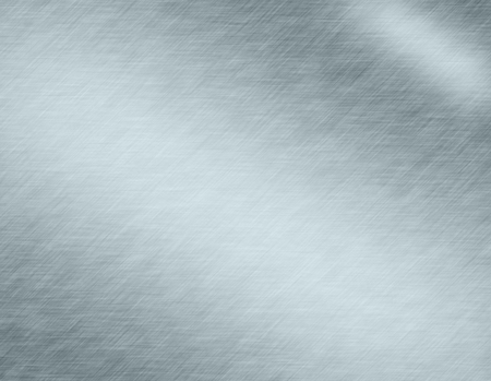 Stainless steel metal brushed background or texture of brushed steel plate with reflections Iron plate and shinyの写真素材
