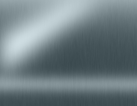 Stainless steel metal brushed background or texture of brushed steel plate with reflections Iron plate and shinyの写真素材