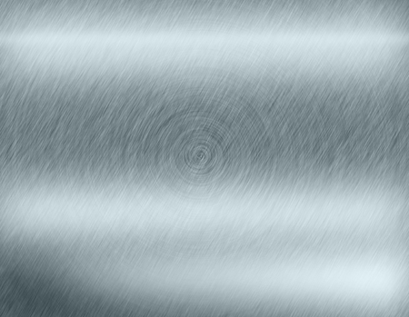 Stainless steel metal brushed background or texture of brushed steel plate with reflections Iron plate and shiny