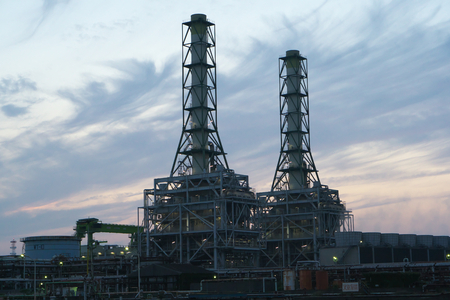 Night scene of Factories in Kawasaki recorded on June 18, 2016のeditorial素材