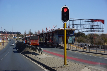 Soweto area's bus systemの写真素材