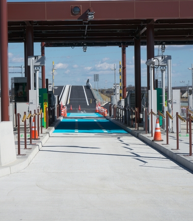 Highway before official openingの写真素材