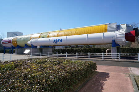 Tsukuba Space Center h-II Launch Vehicleのeditorial素材