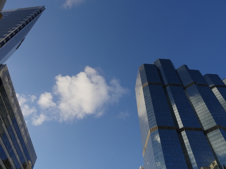 Tall buildings in Bangkokの写真素材