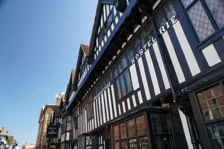 Stratford-upon-Avon, United Kingdom-May 26, 2017: Chapel street of Stratford-upon-Avonのeditorial素材