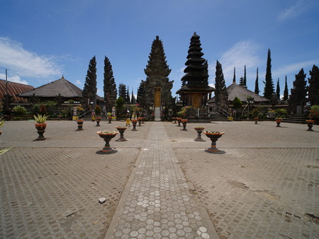 Ulun Danu Batur temple in Kintamani, Baliの写真素材