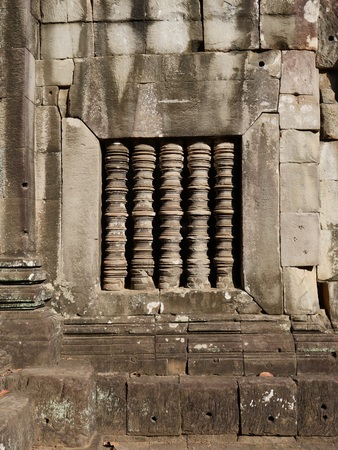 Siem Reap, Cambodia-December 23, 2017: Ta Keo is a temple mountain in Siem Reap. The four stairways that lead on the summit are continuous and very steep.のeditorial素材