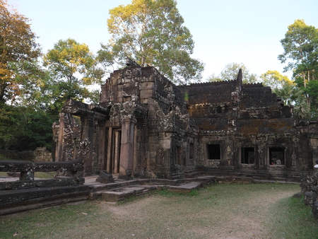 Siem Reap-December 23, 2017: Banteay Kdei is a Buddhist temple in Angkor, Cambodia.のeditorial素材